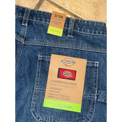 Dickies  High Rise Carpenter Pant Jeans Size 26 NWT