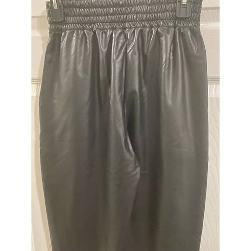 Susana Monaco NWT Susana Monoco Faux Leather Jogger side XS