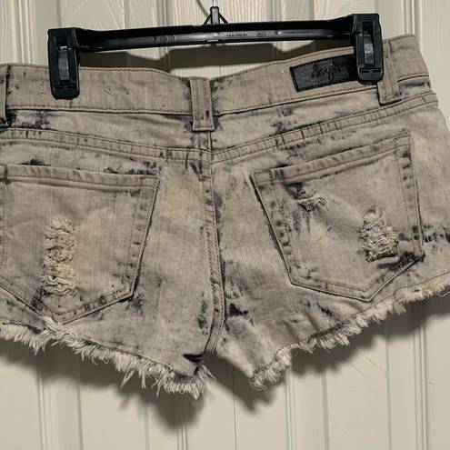 Daytrip  Blingy Sequin Jean Shorts