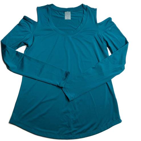 Calia by Carrie Underwood Cold Shoulder Long Sleeve Teal