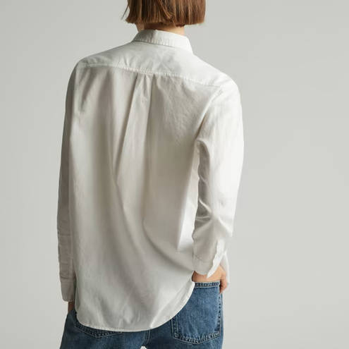 Everlane NWT  The Silky Cotton Relaxed Shirt in Optic White