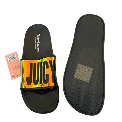 Juicy Couture NWT  Iridescence Jigg  Slip On Slide SZ-7