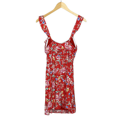 ASTR  the Label Fit and Flare Sleeveless Mini Floral Dress Size Small