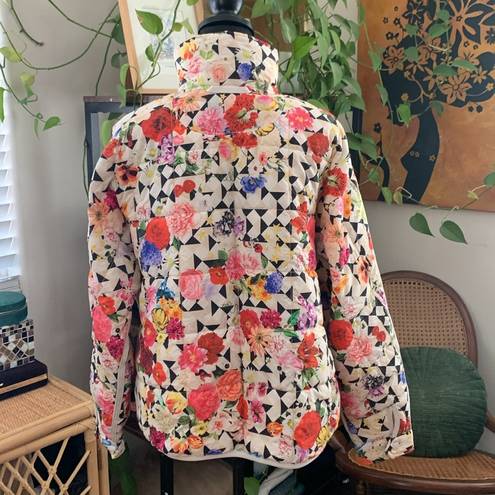 Free People Movement  Pippa Floral Geometric Printed Quilted Puffer Jacket