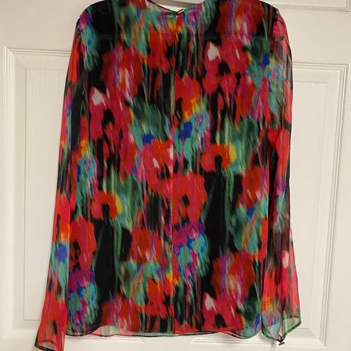 Jason Wu  100% Lined Silk Top Size 8