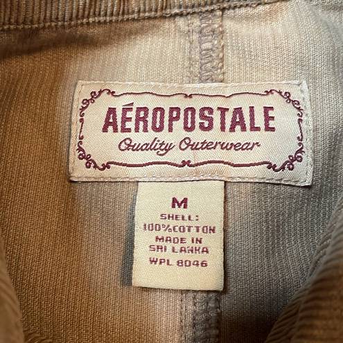 Aeropostale  Woman’s Brown Corduroy Jean Jacket Size Medium