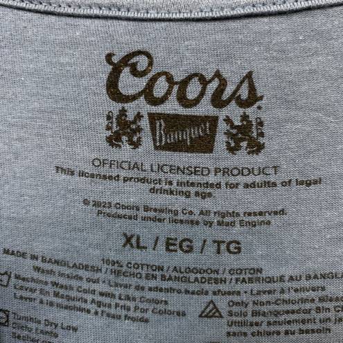 Coors Beer Brewed with Rocky Mountain Water T-Shirt Size Extra Large