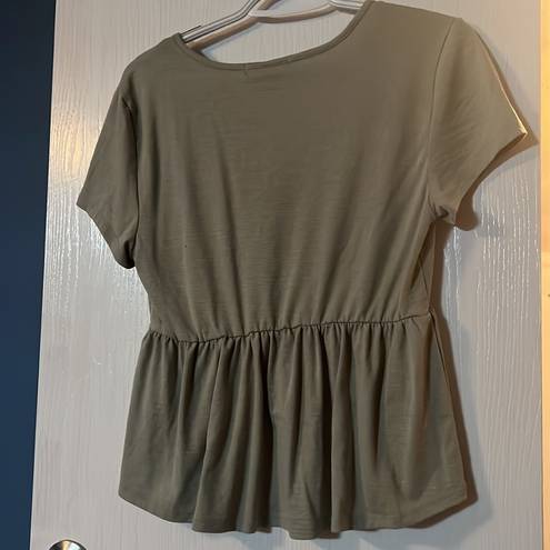 Planet Gold Short Sleeve Top