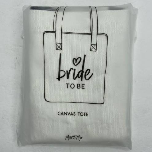 ma*rs Miss To  “Bride To Be” Wedding Canvas Tote Bag NEW