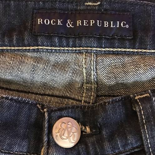Rock & Republic  Kasandra Bootcut Jeans Size 29 Dark Wash