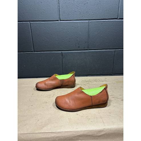 Kork-Ease  Brown Leather Slip On Casual Shoes Women’s 7.5