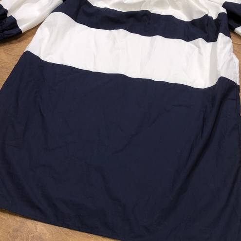 Crown & Ivy  size small navy & white dress