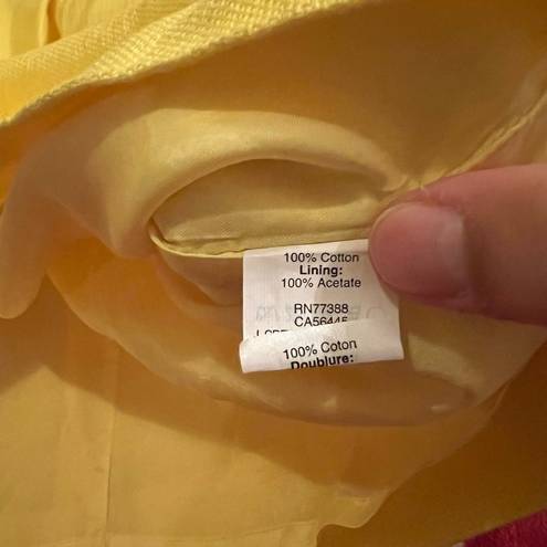 J.Crew  yellow dress 8