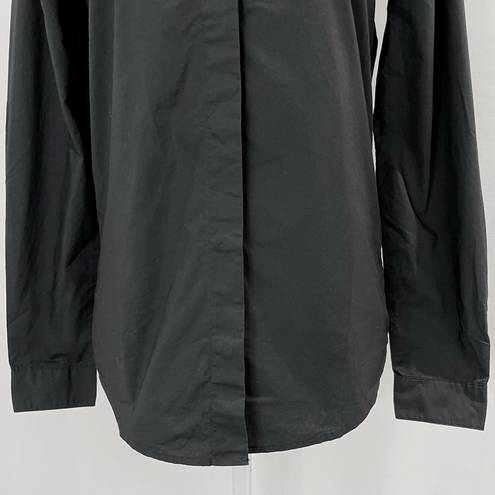 Everlane New  Cotton Poplin Button Down Shirt Black Size XS