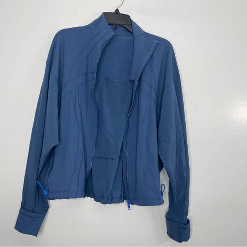 Lululemon  Define Relaxed-Fit Activewear Sporty Jacket Luon, Pitch Blue, Size 8