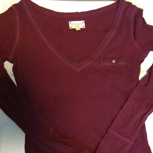 Gilly Hicks EUC  'Sydney' Long Sleeve Tee Size S