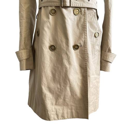 Burberry  Brit Double Breasted Full House Check Lining Kensington Trench Coat