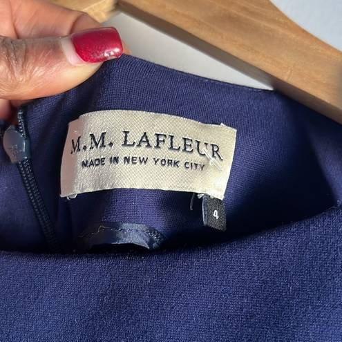 MM.LaFleur  | Lydia Twist Strap Sheath Dress Midnight Blue