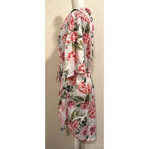 Show Me Your Mumu Floral White/pink House Robe