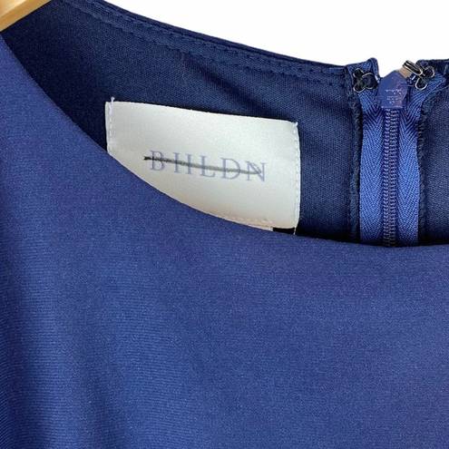 BHLDN NEW  Lena Navy Draped Slit Dress Size 0