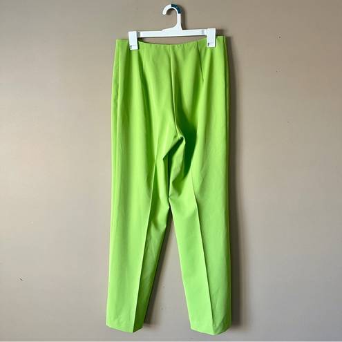 Joseph Ribkoff  | Lime Green Wide Leg Trouser Dress Pants Sz 8