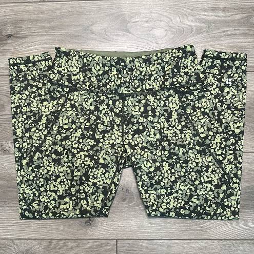 Sweaty Betty  Power Pocket Green Undercover Floral Print 7/8 Leggings Size Medium