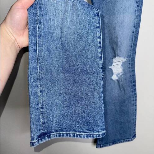 In Bloom Mother Insider Ankle Jeans  and Doom Blue Straight Leg Size 25 High Rise