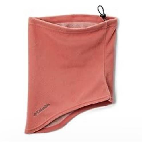 Columbia NWT Unisex O/S  Trail Shaker Neck Gaiter; Dark Coral