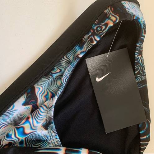 Nike  Bikini Bottom Swimwear X-LARGE Geo Aftershock TRIPPY black blue white