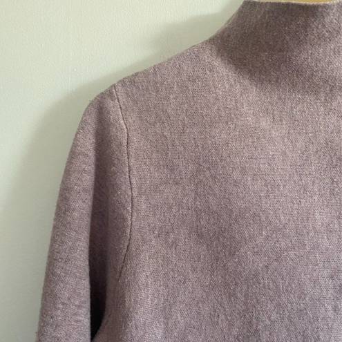 Tahari  Mauve Mock Turtleneck Sweater