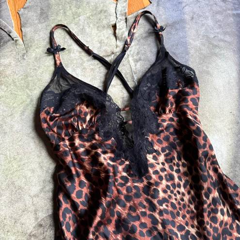 Frederick's of Hollywood  Leopard Slip Dress