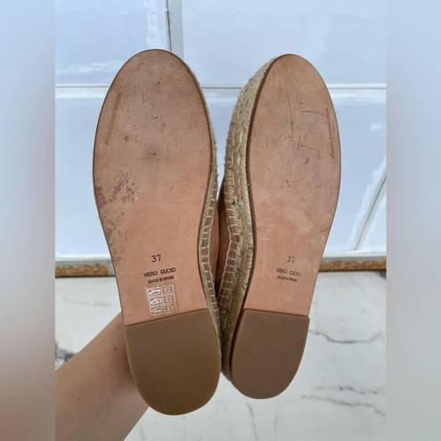 Alexander Wang  Tan Devon Suede Espadrille Flats 37