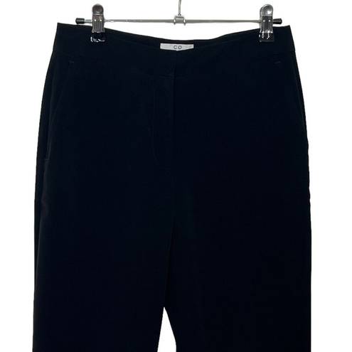 Krass&co  Essentials Black Cigarette Trousers Cropped Pants Japanese Fabric Womens XS