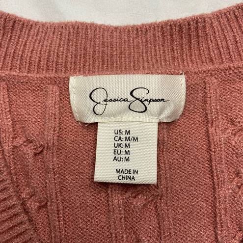 Jessica Simpson Pink Sweater Vest