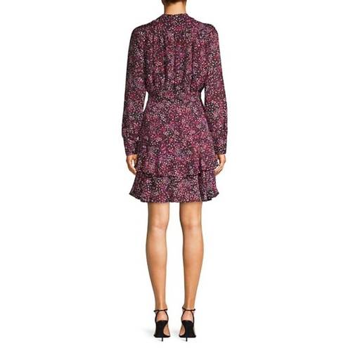 Parker Scatters Print Long Sleeve Tiered Dress