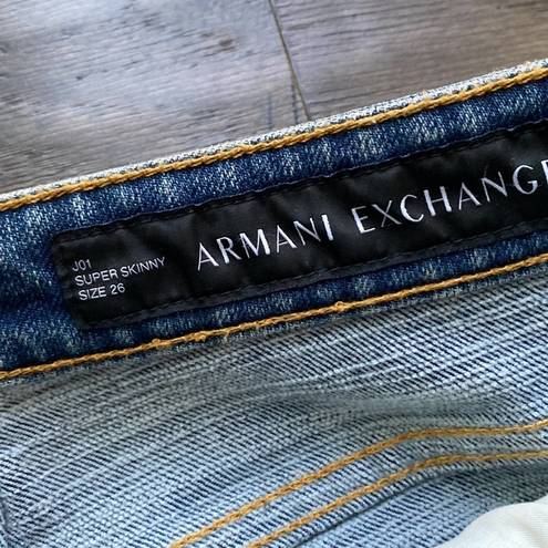 Armani Exchange  Super Skinny Jean Size 26 NEW