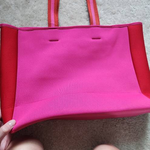 Summersalt NEW  pink & red neoprene tote