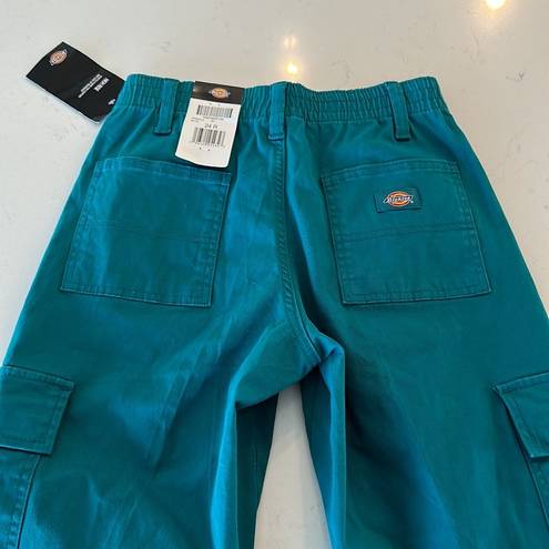 Dickies  Teal High Rise Cargo Jogger Pants Size Women's 24 NWT New