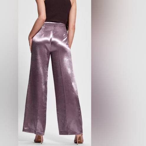 Guess NWT  Brisilda Satin Pants Color rosy violet SIZE M