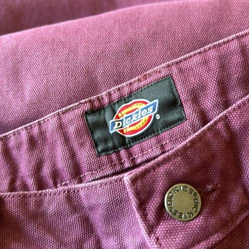 Dickies NWT  Duck Canvas trousers in burgundy