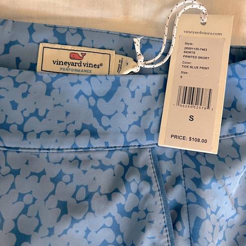 Vineyard Vines Vineyards Vine Tide blue print skort