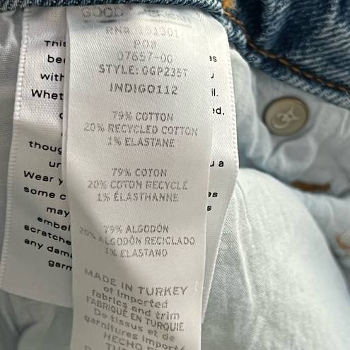 Good American NWT  Good Girlfriend Petite Plus Size Jeans Indigo112 | Light | 16