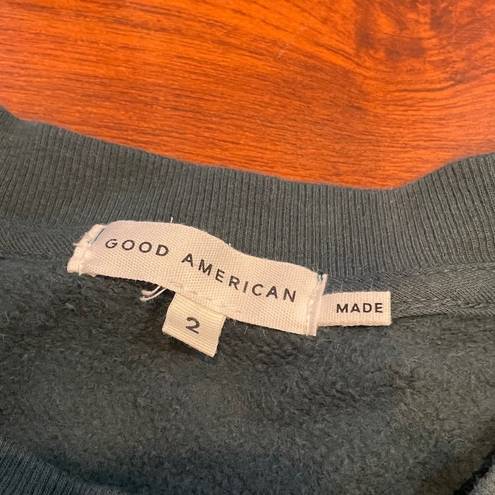 Good American  NAVY SWEATER SZ 2 MEDIUM M