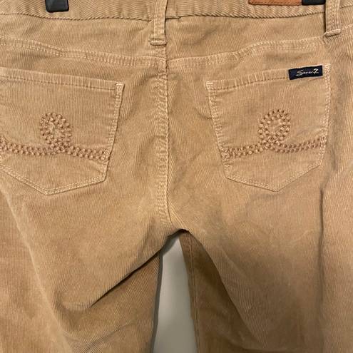 Seven7 Brand Low Rise Corduroy Pants