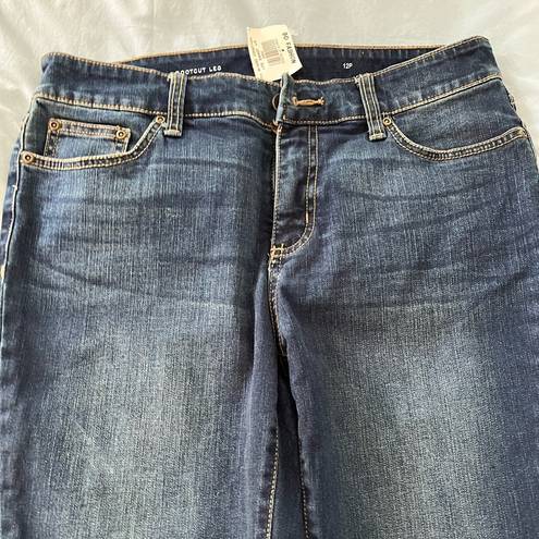 St. John’s Bay NWT:  bootcut leg 12 petite jeans