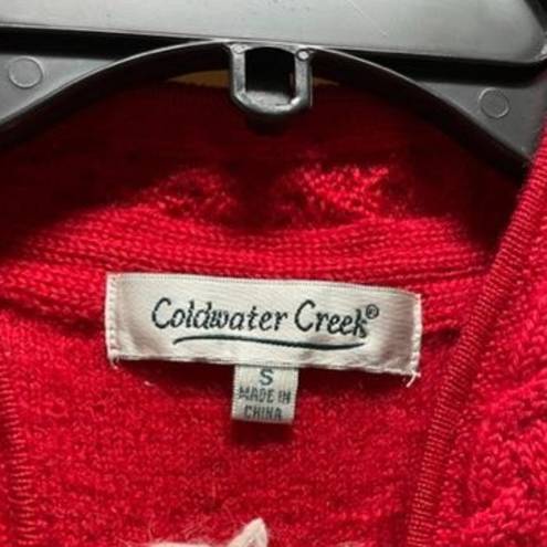 Coldwater Creek  Holiday Winter Theme Wool Vest Small