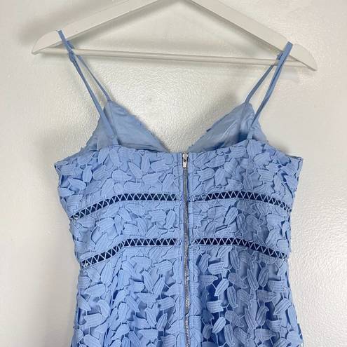 Bardot  Agnes Lace Party Dress in Dusty Blue Size US 6 / Small NWT