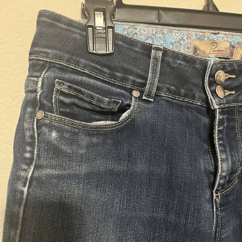 Paige  Jeans Womens 29 Bootcut High Rise Dark Wash Hidden Hills Made in USA