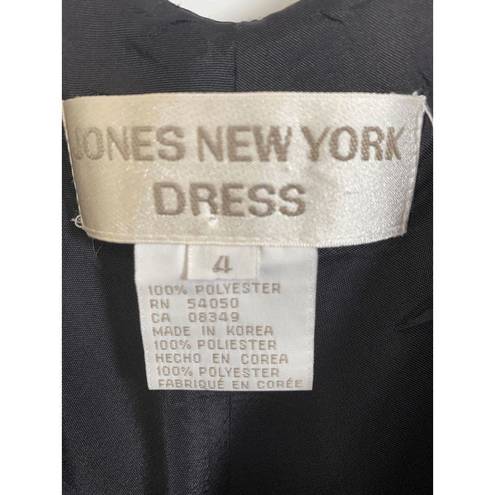 Jones New York  Black Midi Dress