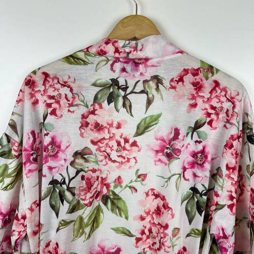 Show Me Your Mumu  Brie Robe Garden of Blooms Pink Floral Lightweight One Size